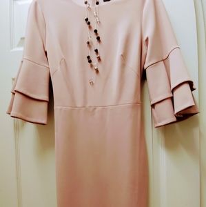 Ivanka Trump Work  Dress with Blk Belt